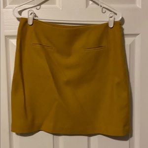 Dahlia Collection. Mustard Yellow knit skirt